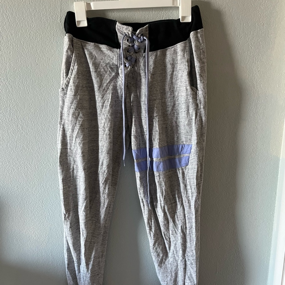 Joe Boxer Gray and Black Sweatpants